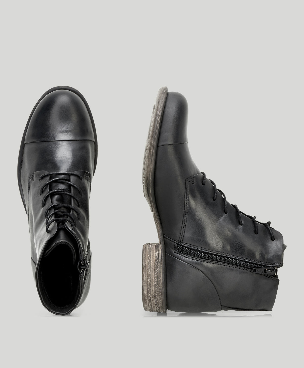 Bulk Nathaniel Ward Ord Aarhus - Damestøvle med snøre - Black – Havanna Shoes