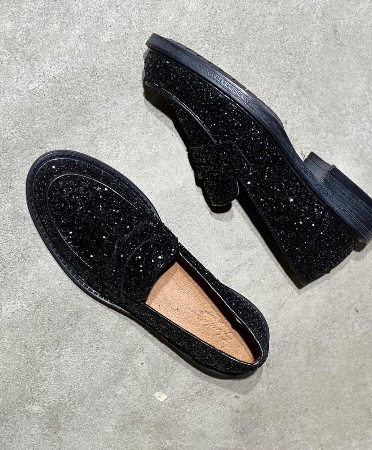 LORETTA G - Loafer - Sort