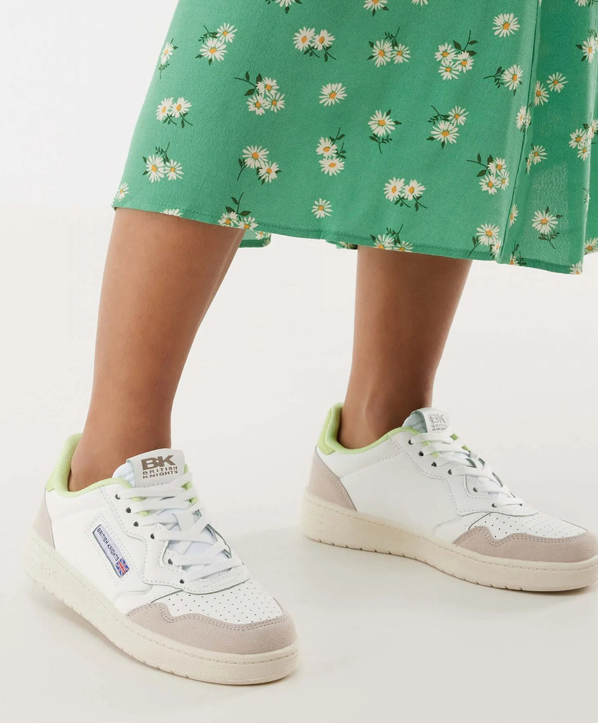 Løve Seneste nyt Brød Sneakers Dame - White/Green – Havanna Shoes
