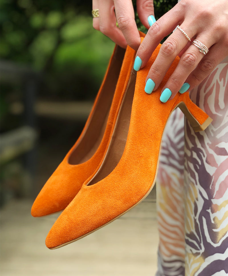 KENDALL - Pumps Ruskind - Orange